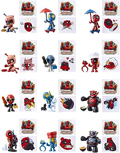 It's Pop! Mega Starter Pack: Selfie Gwenpool SDCC Exclusive 232 + Pop! Pez Marvel's Deadpool + 1 Deadpool Chimichanga Figure Surprise + Dorbz Store Exclusive Taskmaster 4 Items