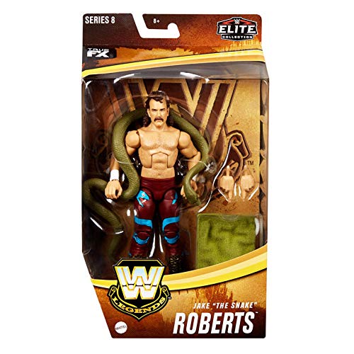 Jake The Snake Roberts Legends Series 8 Wwe Mattel Elite Figura de acción