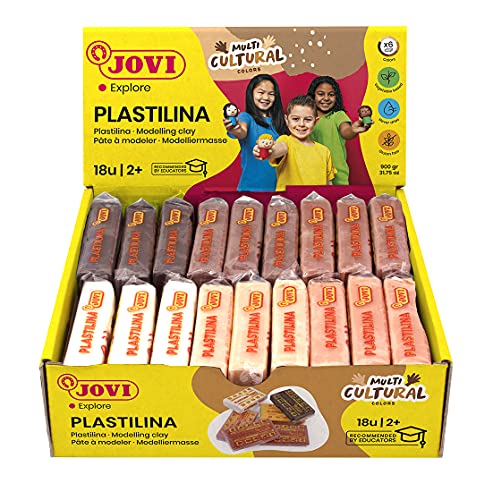 Jovi- Plastilina, Color Surtido multicultural Colors (70/18M)