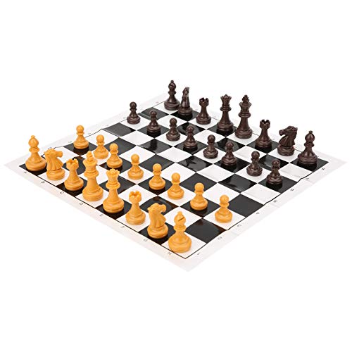 Juego de ajedrez, juego plegable de ajedrez, plástico para niños adultos
