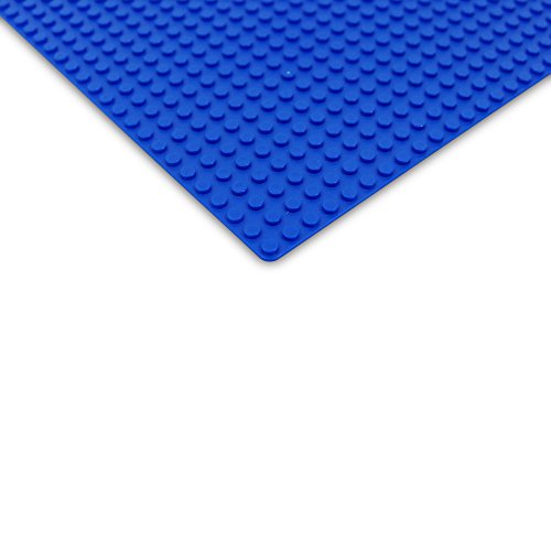 Katara-Placa de Construcción 25,5x25,5cm / 32x32 Pernos-Compatible con Lego, Sluban, Papimax, Q-Bricks, Color 1 x Azul, (0730133655678)