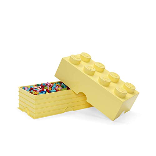 Ladrillo de almacenamiento de 8 espigas de LEGO, caja de almacenaje apilable, 12 l