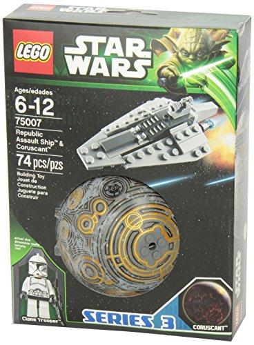LEGO Star Wars - República Asalto Ship & Planeta Coruscant 75.007 [Klocki]