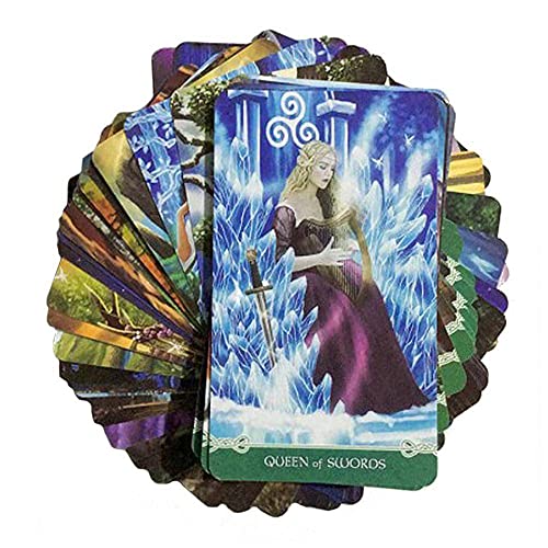 LiuGenPing Cartas del Tarot Celta Universal,Universal Celtic Tarot Cards,with Bag,Firend Game