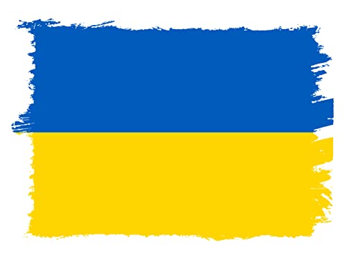 MERCHANDMANIA Pack DE 5 Fundas Bolsa Multiusos Bandera de Ucrania Unidad Patria Paz Gafas Dados rol Personalizada Color.