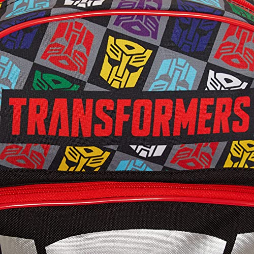 Mochila oficial Transformers para niños de regreso a la escuela de gran capacidad Autobots Bumblebee, Optimus Prime y Megatron Sports Mochila Bolsa de viaje