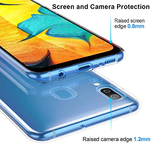 Oihxse Compatible con Samsung Galaxy A01 Silicona Funda Transparente Gel TPU Flexible Protectora Carcasa Dibujos Elefante Patrón Ultra Thin Estuche Cover Case(D3)