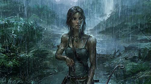 Rompecabezas para Adultos 1000 Rompecabezas De Madera Videojuego Tomb Raider Póster Puzzle para Adultos Rompecabezas para Adultos Y Niños A Partir De 10 Años