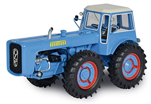 Schuco Dutra D4K 452641200 - Maqueta de Tractor (Escala 1:87), Color Azul