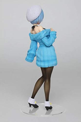 SEGA Taito Re:Zero Re Zero Starting Life in Another World Premium Figure Precious Figure Rem Knit One Piece Dress Ver 23cm