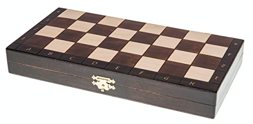 Square - Ajedrez de Madera - MAGNÉTICO Lux - Tablero de ajedrez - 28 x 28 cm