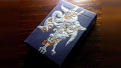 Sumi Kitsune - Juego de cartas de naipes con texto en inglés « Kitsune » para jugar a cartas por experimento | Cool Collectable Poker Deck | Cartas para magos y trucos de magia