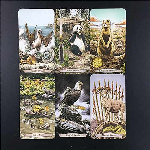 Tótem Animal Tarjetas Tarot,Animal Totem Tarot Cards,Style A,Tarot Deck