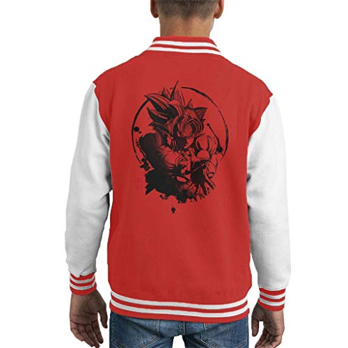 Ultra Instinct Form Dragon Ball Z Kid's Varsity Jacket
