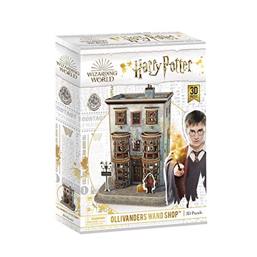 World Brands Tienda de Varitas de Ollivanders Harry Potter, Cubic Fun, puzle, rompecabezas, maquetas para montar, puzzles 3D, kit de construcción, multicolor DS1006H