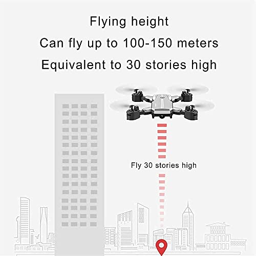 YOBDDD Drone, RC Quadcopter Helicóptero con Waypoints, Drone con cámara 4K HD FPV Video en Vivo, Altitude HOL (artefacto al Aire Libre)