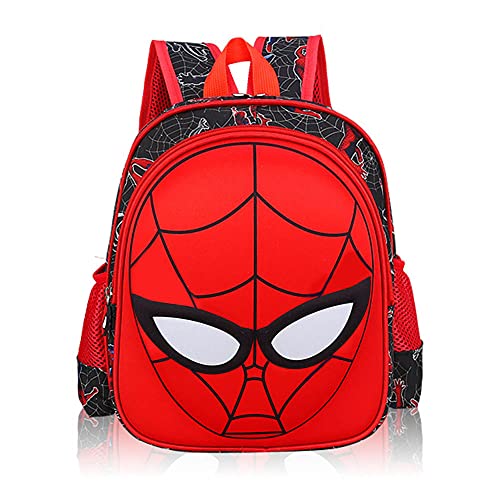 YUIP Nesloonp Mochila con bolsa 3D, Mochila man, Mochila impermeable, Mochilas con diseño de héroe cómico Mochilas para regalo, Mochila Spiderman Mochila con bolsa de felpa 3D