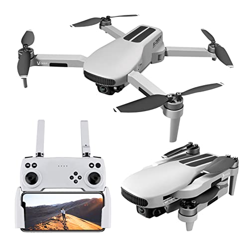 ZWDD UAV Drone GPS con cámara de 8K HD, 25mins Tiempo de Vuelo Profesional 5G WiFi FPV Motor sin escobillas Drone para Adultos, RC Quadcopter, Gesto Video de Fotos, Smart Single Battery