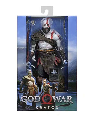 ZXY5675 Dios de la guerra (2018) - Figuras de acción Kratos de 7 pulgadas, figura de acción coleccionable de PVC, modelo de juguete
