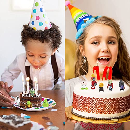 10 Pedazo Plantas Contra Zombies Mini Figuras Juego de Decoración Adorno de Torta Fiesta de Cumpleaños Pastel Decoración Pasteles Suministros Para Baby Shower Decoración