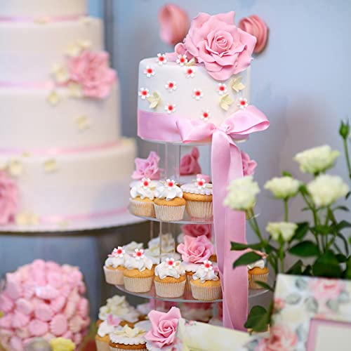 100 piezas de flores comestibles para cupcakes, flores de cerezo comestibles, decoración para tartas de boda, fiestas, postres, decoración de alimentos para decoración de tartas, bodas