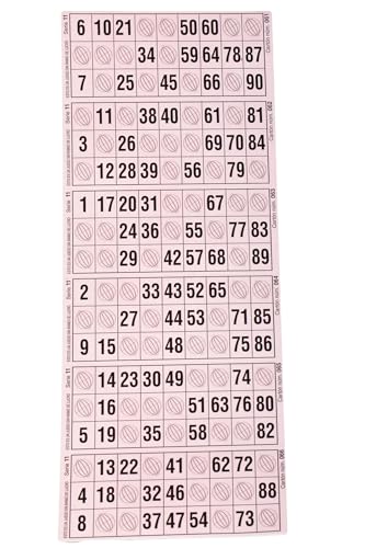 1500 cartones bingo tradiconal para tachar, juegos de mesa adultos, bingo infantil o bingo electronico.(5 series de 300 cartones para bingo diferentes, bingo de 90 bolas, 5 colores diferentes)