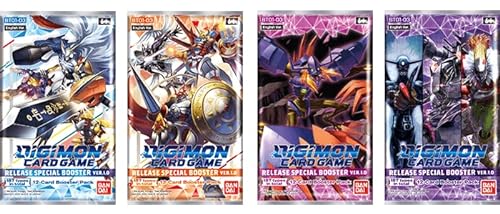 3 Digimon Mystery Booster – Inglés + Heartforcards® Protección de envío