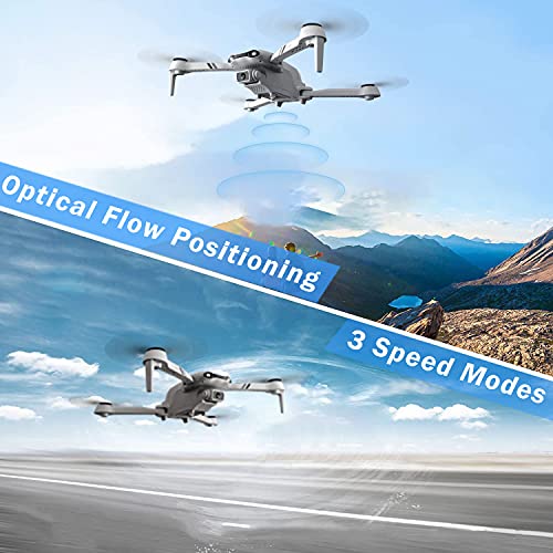 4DRC F10 Drone Plegable con Cámara 1080P para Adultos,HD FPV RC Quadcopter para Niños Principiantes,Vuelo Trayectoria,Control de Aplicación,Flips 3D,Altitud Hold,2 Baterías,Funda de Transporte