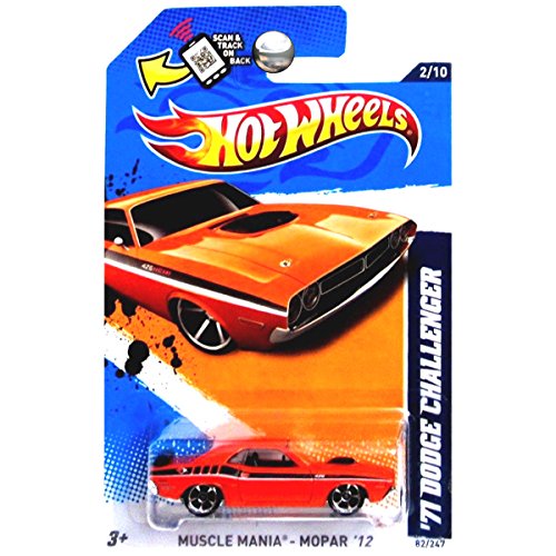 71 Dodge Challenger '12 Hot Wheels 82/247 (naranja) Veh culo