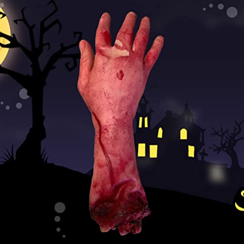 Abaodam 2 Uds Hombres Rotos Mano Sangre Horror Cortado Mano Ensangrentada Halloween Sangre Accesorios Casa Embrujada Decoraciones De Halloween