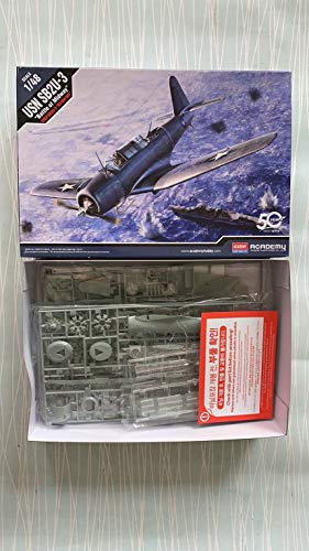 Academy #12324 USN SB2U-3 1/48 Battle of Midway - Kit de montaje para manualidades