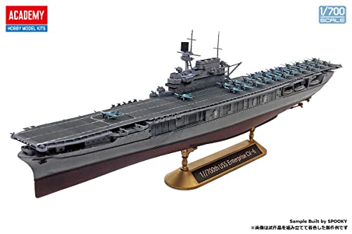 ACADEMY Modelos USS Enterprise CV-6 Battle Midway 1/700, kits de modelos