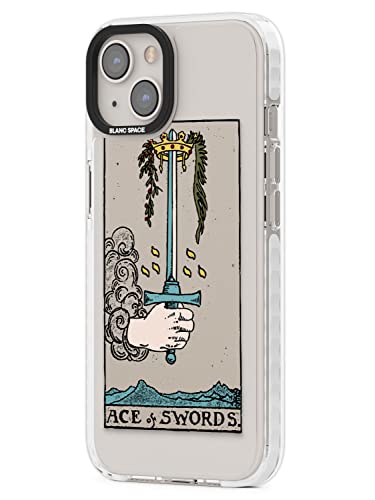 Ace of Swords Tarot - Funda protectora para iPhone 14, diseño de tarot, diseño con texto en inglés "Astrología psíquica Fortuna"