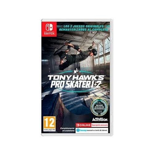 ACTIVISION- Tony HAWK'S Pro Skater 1+2-Switch Videojuegos, Multicolor (VJGSWIACT21291401)