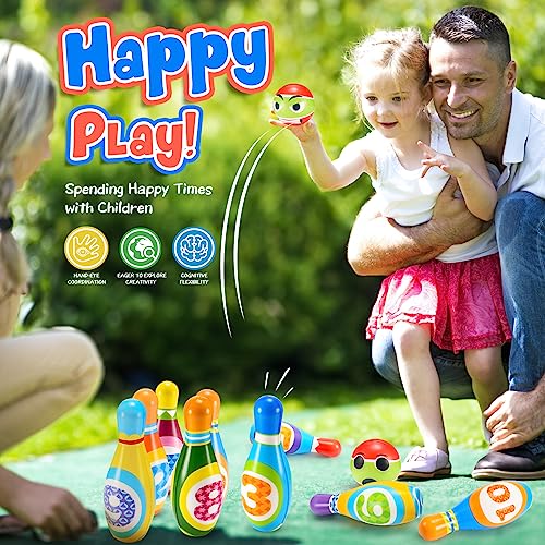 Adeokay Bolos Infantiles, Juegos de Exterior, Juguetes Montessori, Regalo para Bebes y niños de 2 a 9 Años
