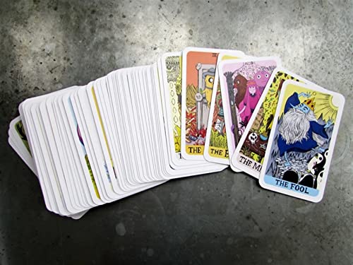 Adventure Time Tarot Deck, Tarot Cards Set for Principiantes, 78 Tarot Cards Deck Fortune Telling Game, Tarot Cards for Principiantes ( Color : B , Size : One Size )
