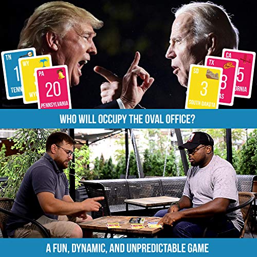 AEVVV Biden vs Trump 2020 - Juegos de cartas divertidos del presidente estadounidense - Juego de cartas políticas - Juegos de cartas de puja verdaderos