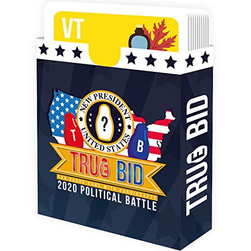 AEVVV Biden vs Trump 2020 - Juegos de cartas divertidos del presidente estadounidense - Juego de cartas políticas - Juegos de cartas de puja verdaderos