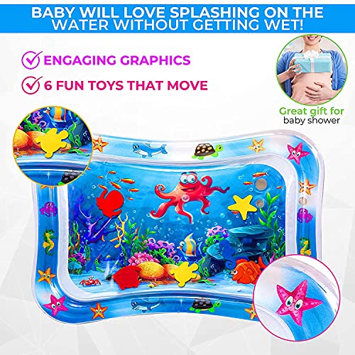Alfombra de juegos de agua, juguetes para bebés y centro de juegos de actividades de entretenimiento para niños, utilizado para el crecimiento del cerebro de niños y niñas