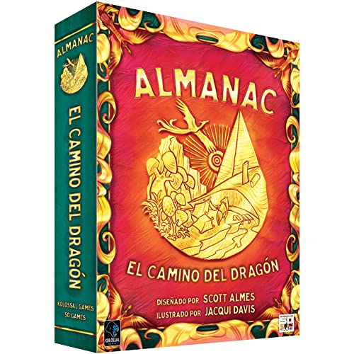 Almanac, EL Camino del DRAGÓN - Juego de Mesa de Gestión de Recursos, Mayores 12 Años, 2 a 4 Jugadores