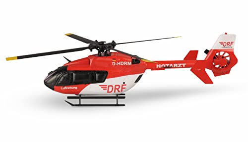 Amewi 25327 AFX-135 DRF - Helicóptero de 4 Canales (6 G, 2,4 GHz, RTF), Color Rojo y Blanco