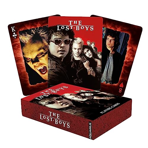 AQUARIUS Lost Boys - Baraja de cartas con temática de película Lost Boys para tus juegos de cartas favoritos, mercancía y coleccionables con licencia oficial de Lost Boys