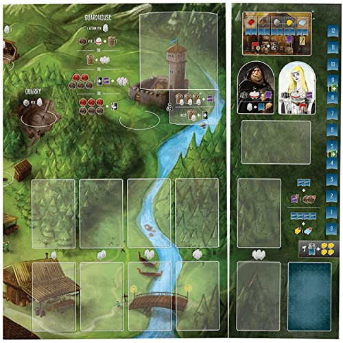 Architects of The West Kingdom: Works of Wonder - Expansion to Architects of The West Kingdom. 1-5 Players, Ages 12+, 60-80 Min Game Play