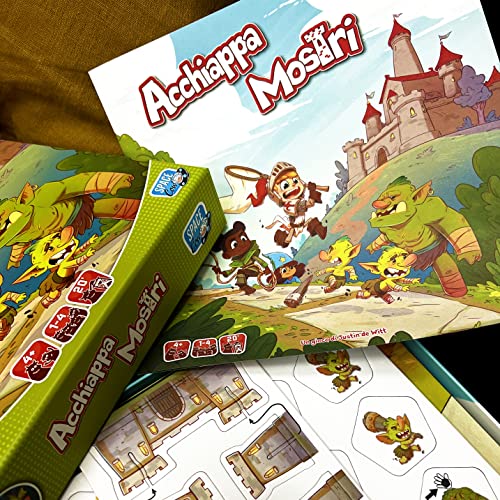Asmodee - Atrapador de monstruos - Juego de mesa para toda la familia, 1-4 jugadores, 4+ años, edición en italiano