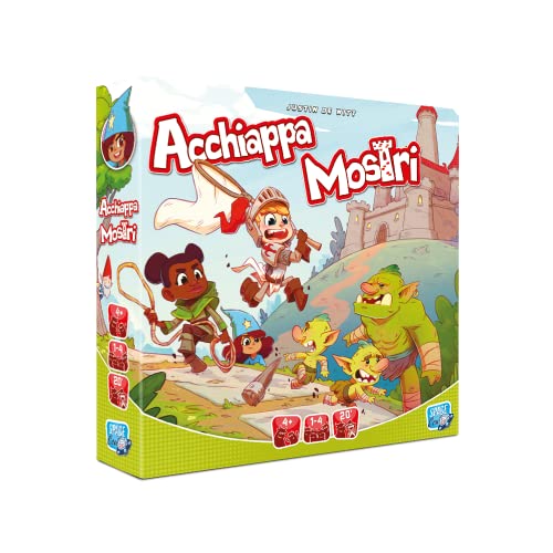 Asmodee - Atrapador de monstruos - Juego de mesa para toda la familia, 1-4 jugadores, 4+ años, edición en italiano