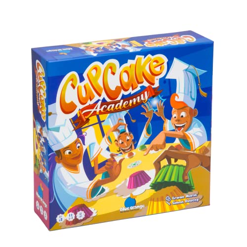 Asmodee , Cupcake Academy, Board Game, 2-4 Players, Ages 8+, 10 Minute Playing Time