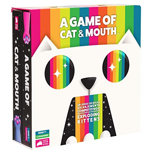 Asmodee - Exploding Kittens, Inc. A Game of Cat and Mouth - Juego de Mesa en Español, EKCM01ES