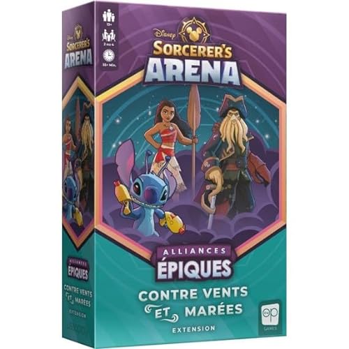 Asmodee - Extension Disney Sorcerer's Arena - Alliances Epiques : Contre Vents Et Marrées - 3558380109624