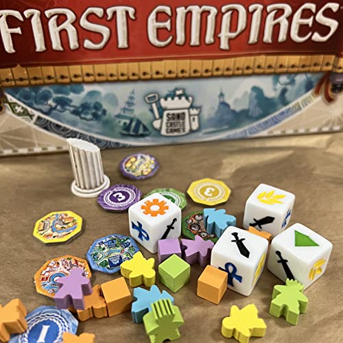 Asmodee - First Empires - Juego de Mesa estratégico, 2-5 Jugadores, 14+ años, edición en Italiano