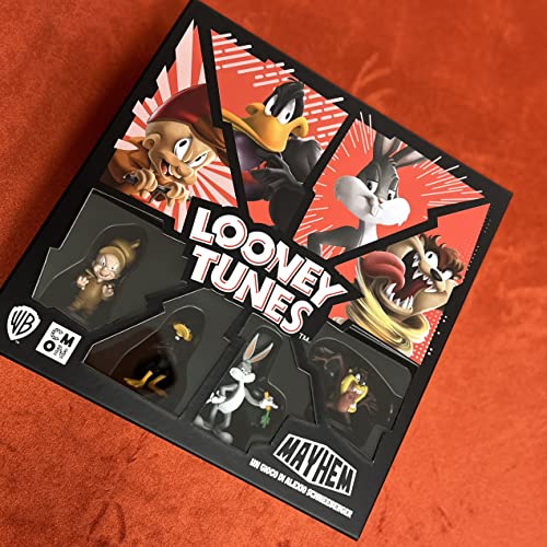 Asmodee - Looney Tunes Mayhem - Juego de Mesa, 2-4 Jugadores, más de 10 años, edición en Italiano